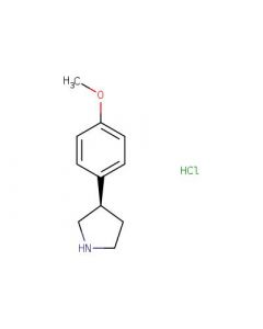 Astatech (R)-3-(4-METHOXYPHENYL)PYRROLIDINE HCL; 0.1G; Purity 95%; MDL-MFCD08751436